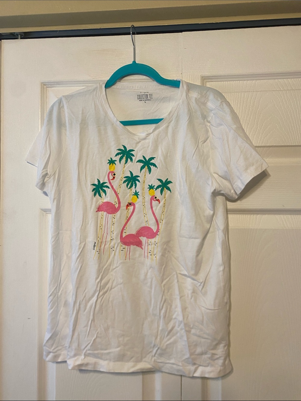 J Crew Flamingo Tee